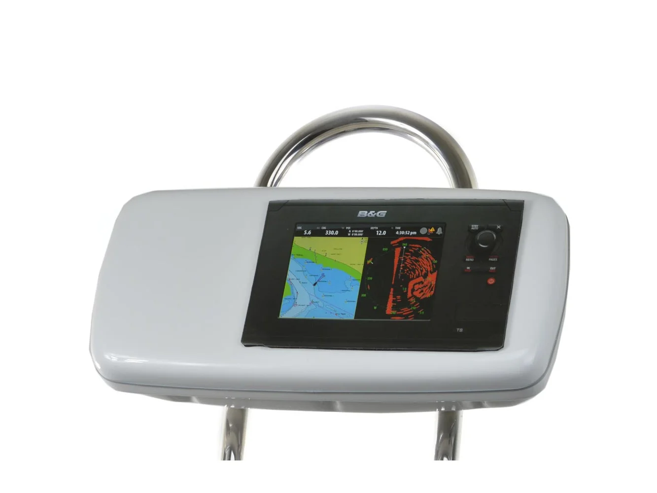 NavPod GP1040-08 SystemPod Pre-Cut f/B&G Zeus Touch 8 & Simrad NSS8 Mounted In Center f/9.5" Wide Guard