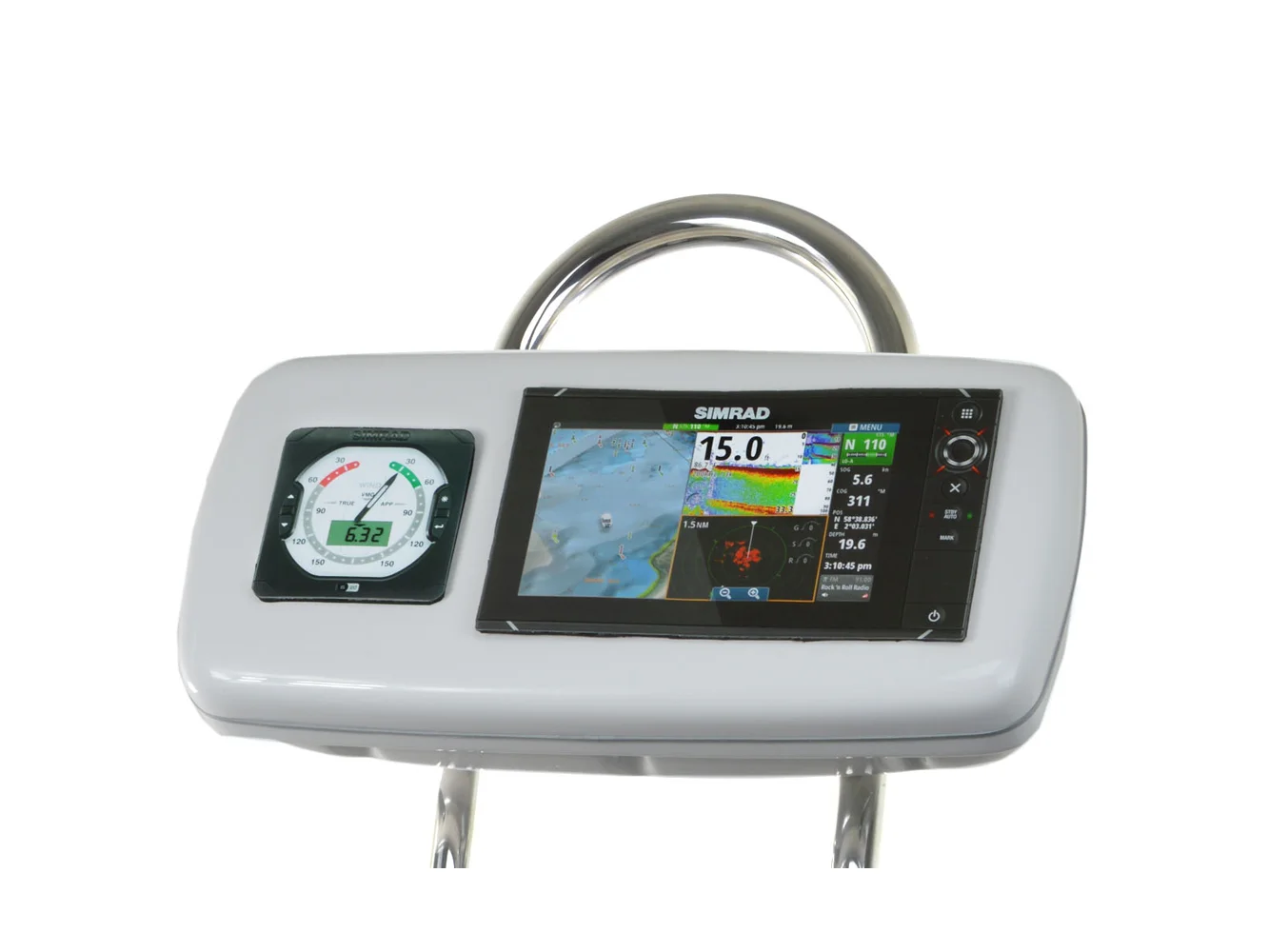 NavPod GP1040-13 SystemPod Pre-Cut f/Simrad NSS9 evo2 or B&G Zeus² 9 & 1 Instrument f/9.5" Wide Guard