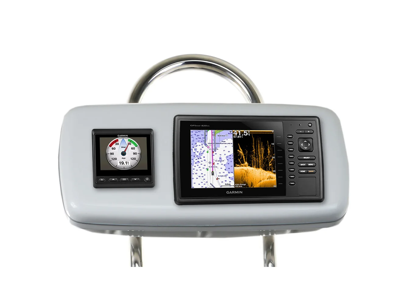 NavPod GP1048 SystemPod Pre-Cut f/Garmin 820/820xs/840xs & 1 Instrument f/9.5" Wide Guard