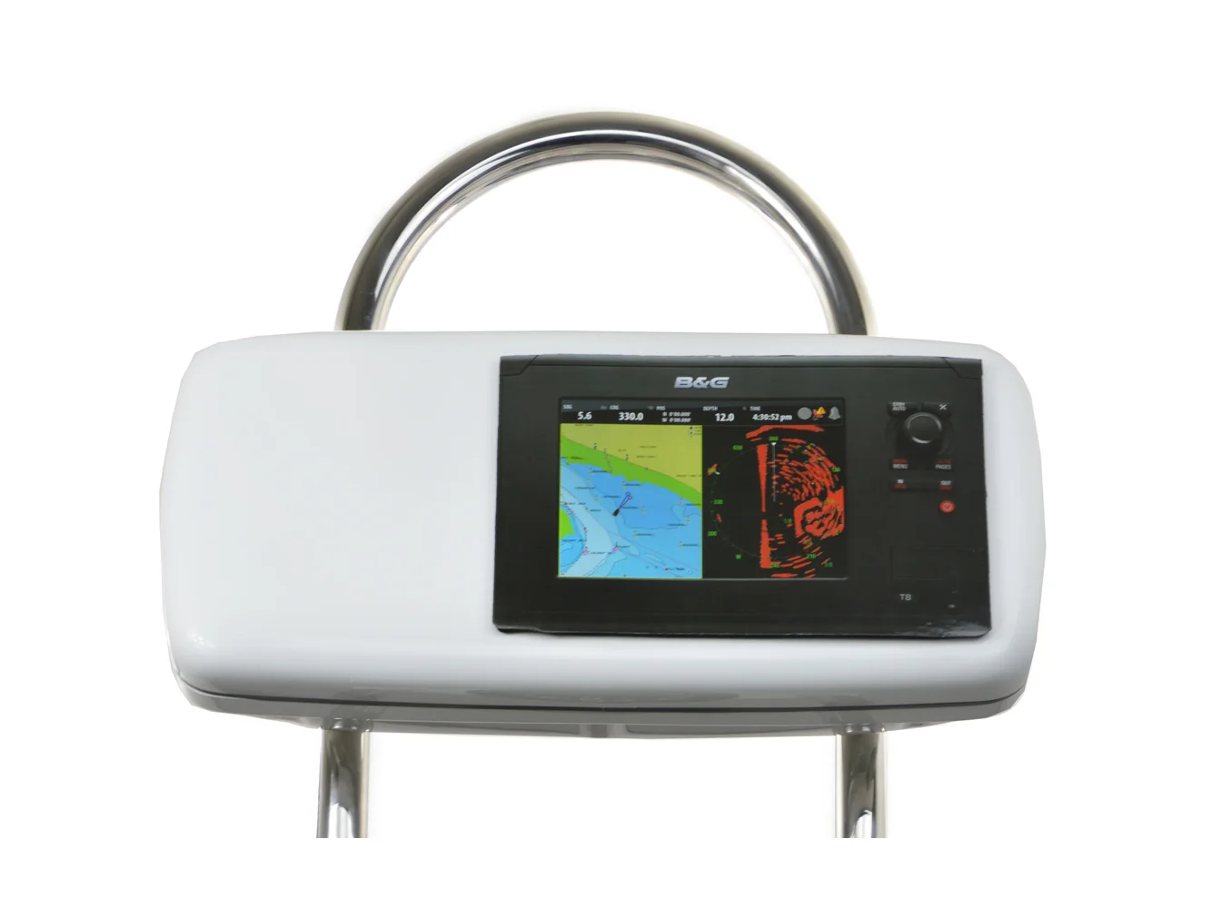 NavPod GP2040-08 SystemPod Pre-Cut f/Simrad NSS8 or B&G Zeus Touch 8 & 2 Instruments f/12" Wide Guard