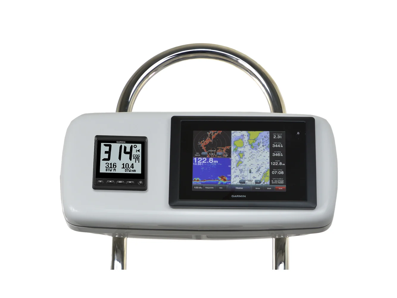NavPod GP2040-11 SystemPod Pre-Cut f/Garmin 8008/8208 & 1 Instrument f/12" Wide Guard
