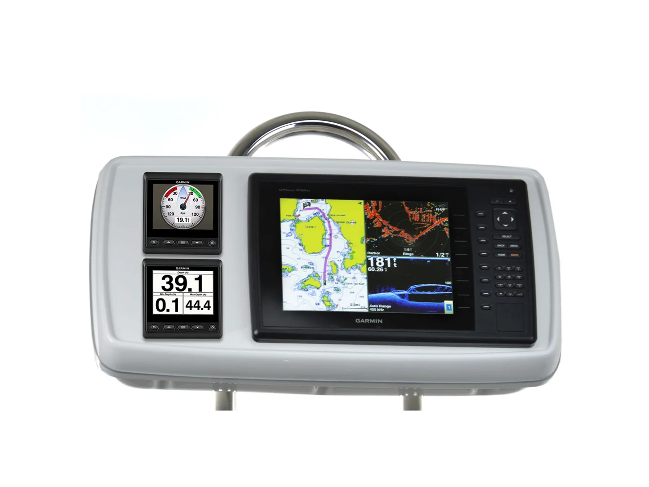 NavPod GP2170-06 SystemPod Pre-Cut f/Garmin 1020/1020xs/1040xs & 2 Instruments f/12" Wide Guard