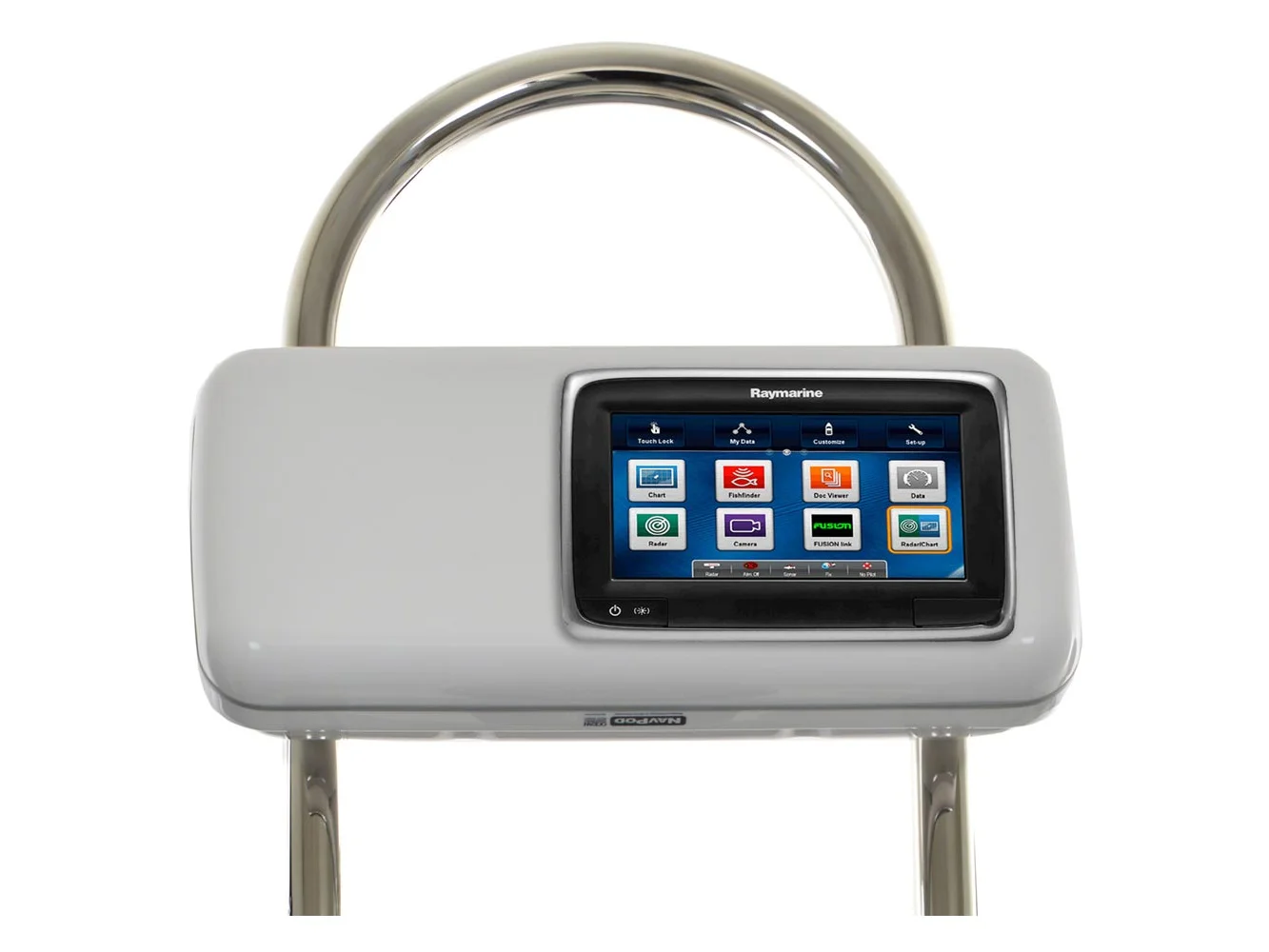 NavPod GP2503 SystemPod Pre-Cut f/Raymarine a75/a77/a78 w/Space On The Left f/12" Wide Guard