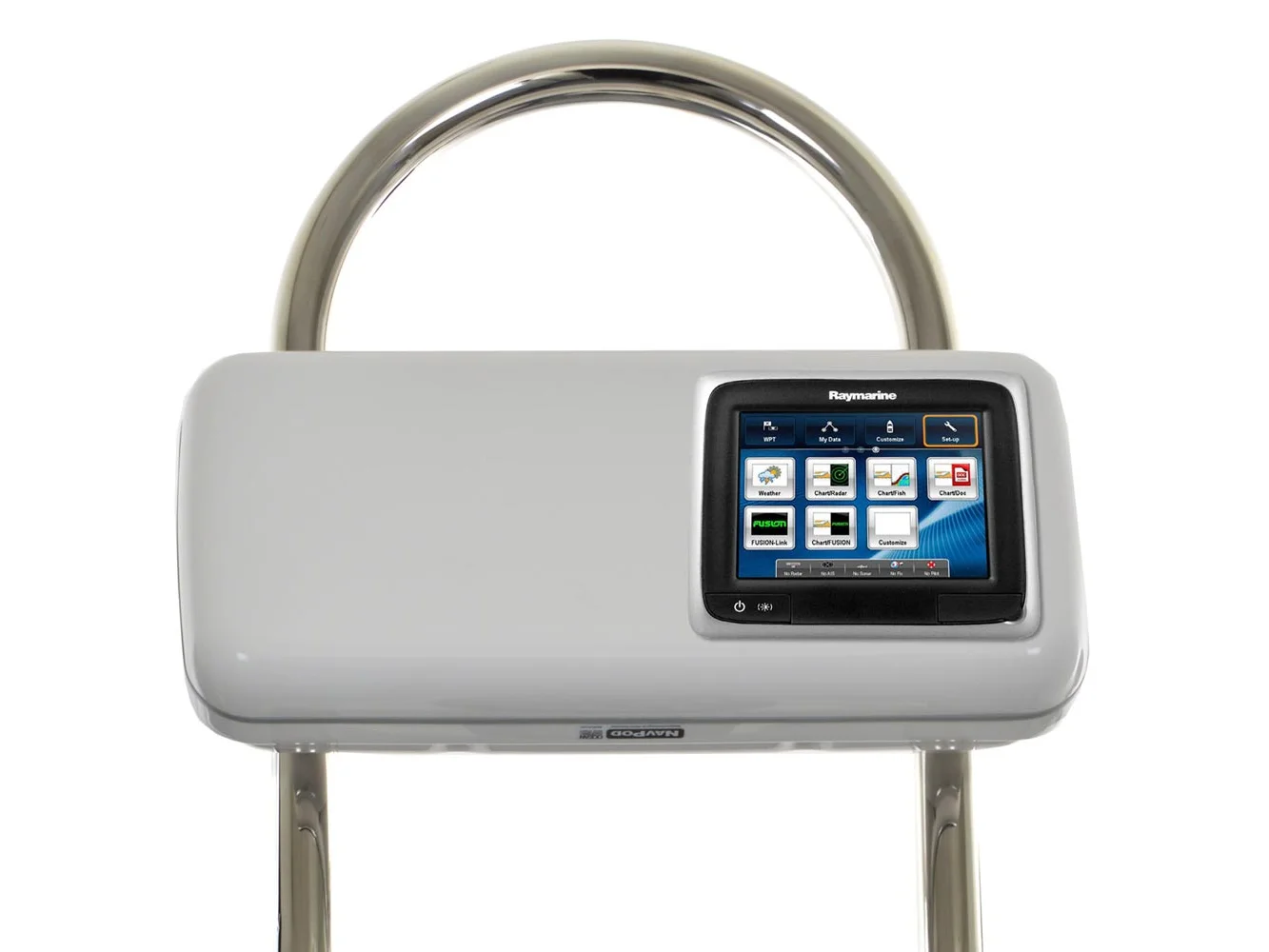 NavPod GP2507 SystemPod Pre-Cut f/ Raymarine a65/a67/a68 w/Space On The Left f/12" Wide Guard