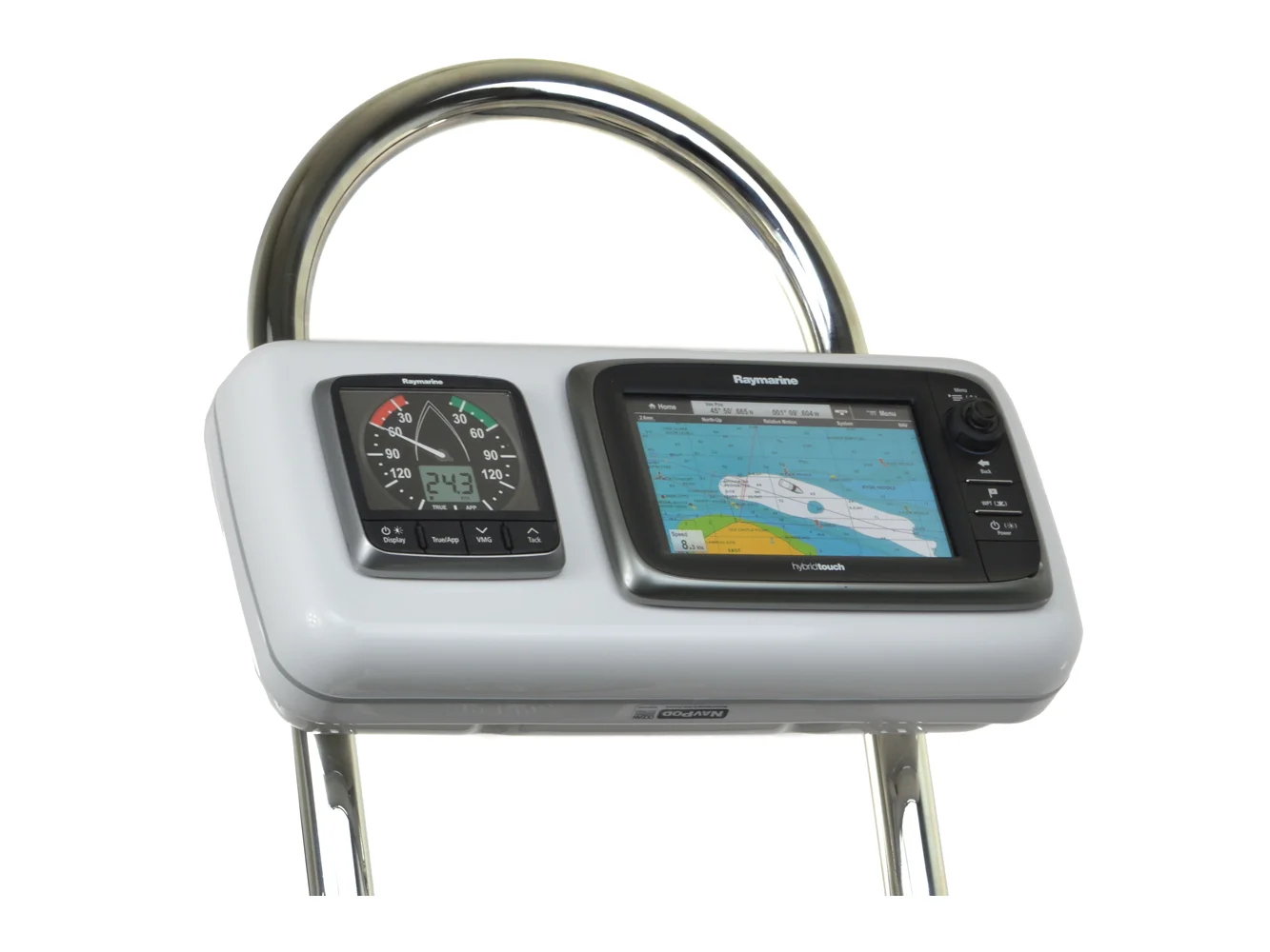 NavPod GP2512 SystemPod Pre-Cut f/Raymarine e7/e7D & 1 Instrument f/12" Wide Guard