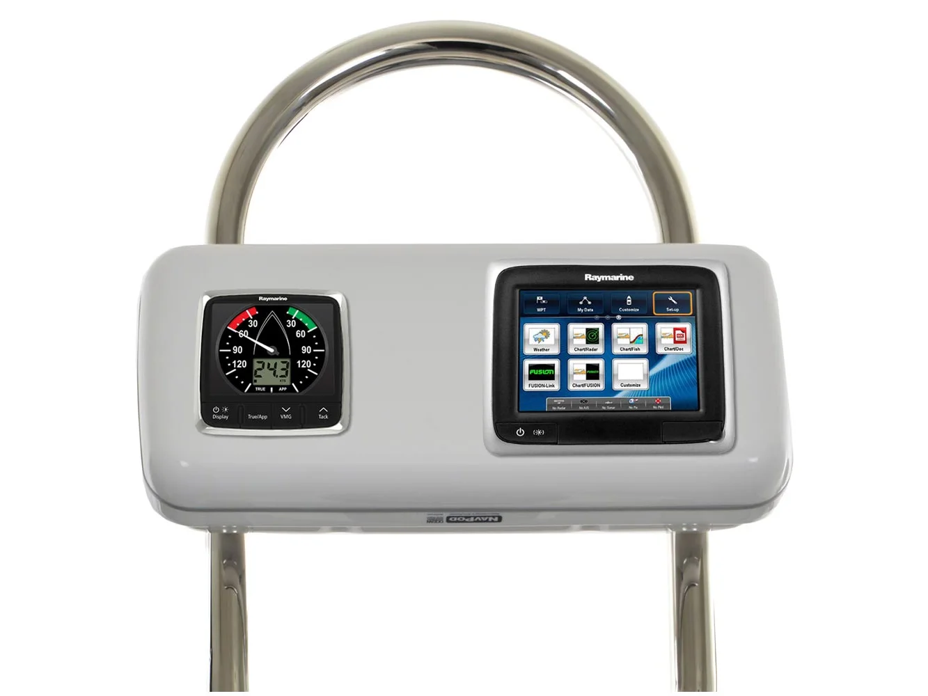 NavPod GP2517 SystemPod Pre-Cut f/Raymarine a65/a67/a68 & 1 Instrument f/12" Wide Guard