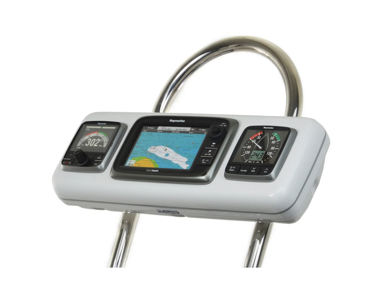NavPod GP2604 SystemPod Pre-Cut f/Raymarine e7/e7D & 2 Instruments f/12" Wide Guard