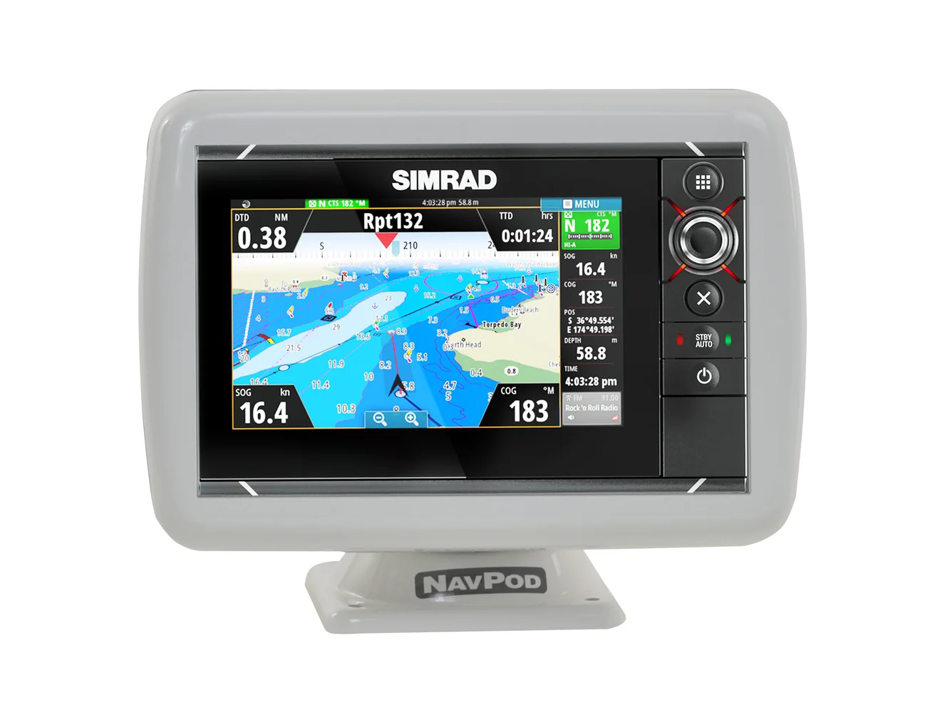NavPod PP4406 PowerPod Pre-Cut f/Simrad NSS7 evo2 or B&G Zeus² 7