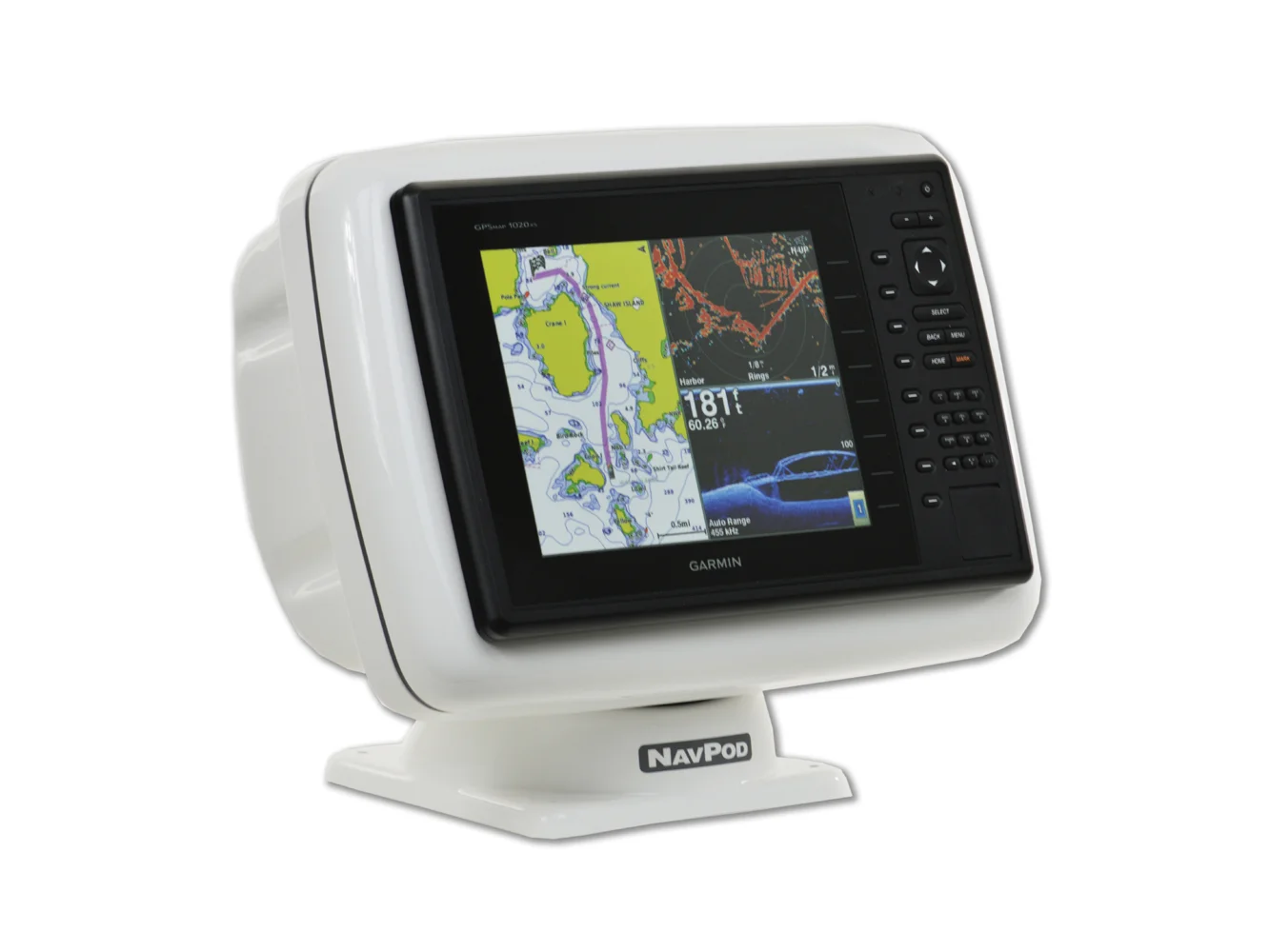 NavPod PP5201 PowerPod Pre-Cut f/Garmin 1020/1020xs/1040xs
