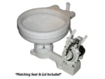 Raritan Fresh Head - Fresh Water Flush - Manual - Marine Size - Right Hand Operation