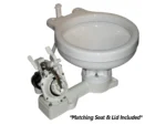 Raritan Fresh Head - Fresh Water Flush - Manual - Marine Size - Left Hand Operation