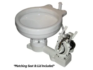 Raritan Fresh Head - Fresh Water Flush - Manual - Household Style - Right Hand Operation