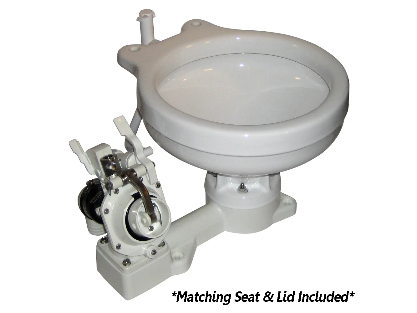 Raritan Fresh Head - Fresh Water Flush - Manual - Household Style - Left Hand Operation