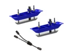 Navico StructureScan™HD Sonar Stainless Steel Thru-Hull Transducer (Pair) w/Y-Cable