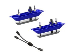 Navico StructureScan™HD Sonar Stainless Steel Thru-Hull Transducer (Pair) w/Y-Cable