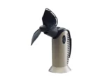 SEEKR by Caframo Tiny Tornado II 827 4.5" Handheld 1-Speed Fan - Black