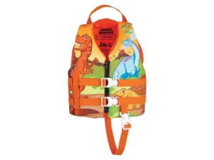 Full Throttle Water Buddies Life Vest - Child 30-50lbs - Dinosaurs