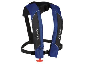 Onyx A/M-24 Automatic/Manual Inflatable PFD Life Jacket - Blue