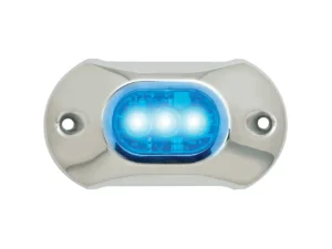 Attwood Light Armor Underwater LED Light - 3 LEDs - Blue