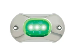 Attwood Light Armor Underwater LED Light - 3 LEDs  - Green