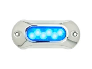 Attwood Light Armor Underwater LED Light - 6 LEDs - Blue