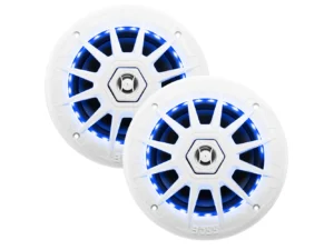 Boss Audio 6.5" MRGB65 Speakers w/RGB Lighting - White - 200W
