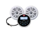 Boss Audio MCKGB350W.6 Marine Stereo & 6.5" Speaker Kit - White