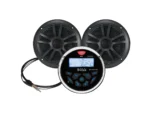 Boss Audio MCKGB350W.6 Marine Stereo & 6.5" Speaker Kit - Black