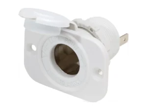 Blue Sea 12V Dash Socket - White