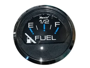 Faria Chesapeake Black 2" Fuel Level Gauge (E-1/2-F)