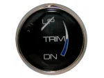 Faria Chesapeake Black 2" Trim Gauge (Mercury / Mariner / Mercruiser / Volvo DP / Yamaha '01 and newer)