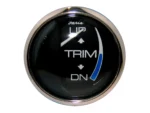Faria Chesapeake Black 2" Trim Gauge (J/E/Suzuki Outboard)