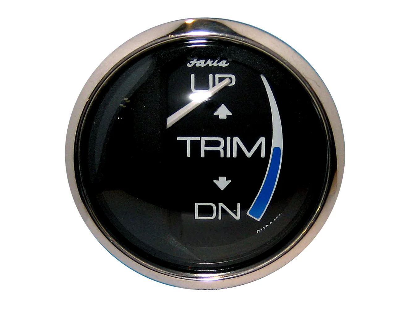 Faria Chesapeake Black 2" Trim Gauge (J/E/Suzuki Outboard)