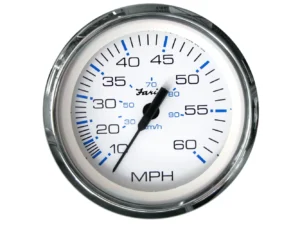 Faria Chesapeake White SS 4" Speedometer - 60MPH (Pitot)