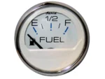 Faria Chesapeake White SS 2" Fuel Level Gauge (E-1/2-F)