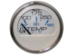 Faria Chesapeake White SS 2" Water Temperature Gauge (100-250°F)
