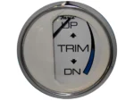 Faria Chesapeake White SS 2" Trim Gauge (J/E/Suzuki Outboard)