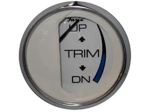 Faria Chesapeake White SS 2" Trim Gauge (J/E/Suzuki Outboard)