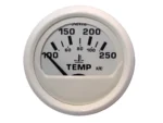 Faria Dress White 2" Water Temperature Guage (100-250°F)