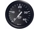 Faria Euro Black 4" Tachometer - 4000 RPM (Diesel - Magnetic Pick-Up)