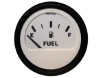 Faria Euro White 2" Fuel Level Gauge (E-1/2-F)