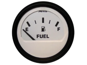 Faria Euro White 2" Fuel Level Gauge (E-1/2-F)