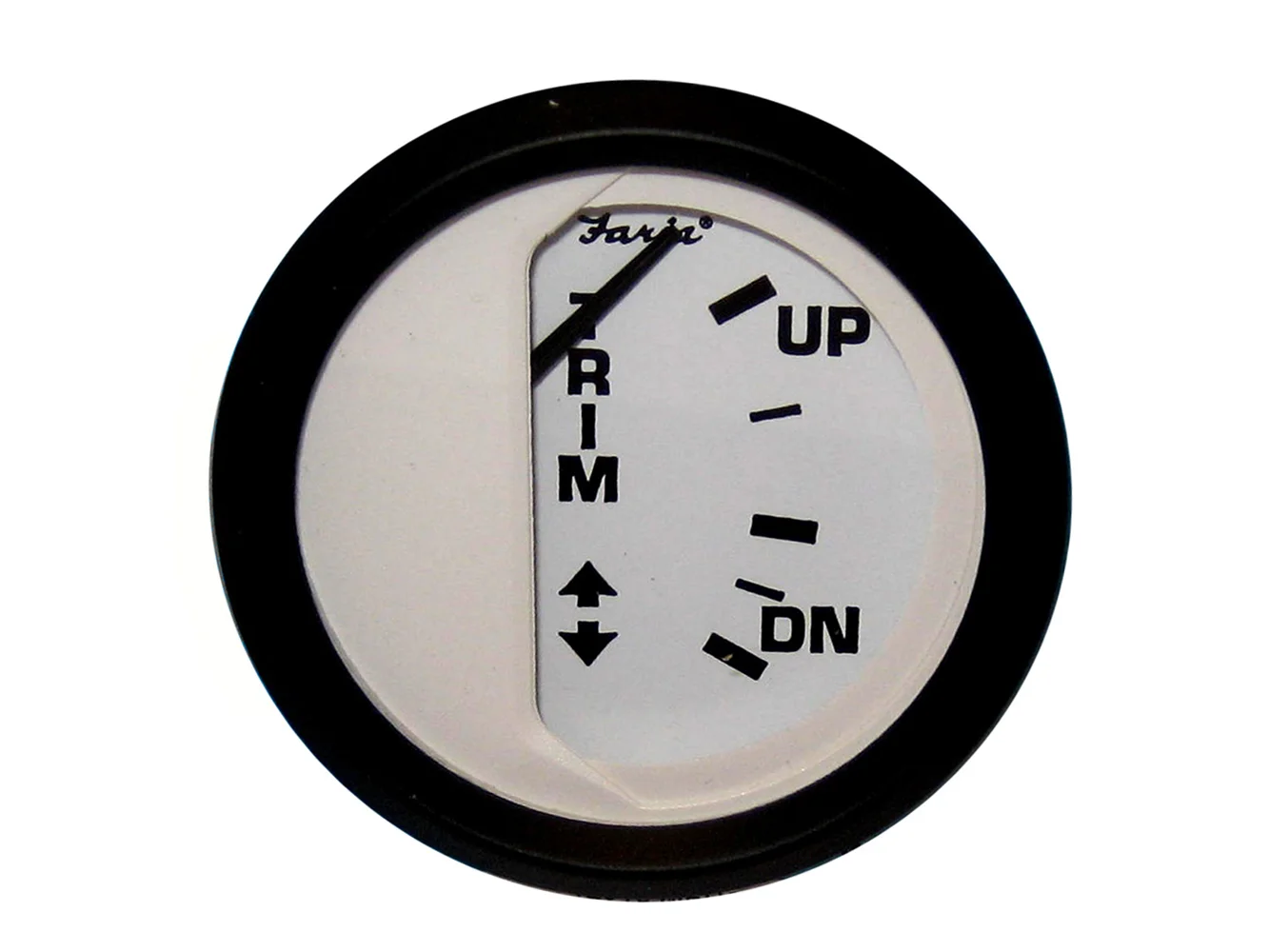 Faria Euro White 2" Trim Gauge f/ Mercury / Mariner /Mercruiser/Volvo DP/ Yamaha '01 and Newer