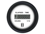 Faria Euro White 2" Hourmeter (Digital)