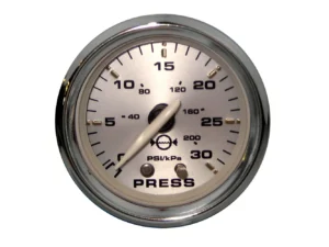 Faria Kronos 2" Water Pressure Gauge Kit - 30 PSI