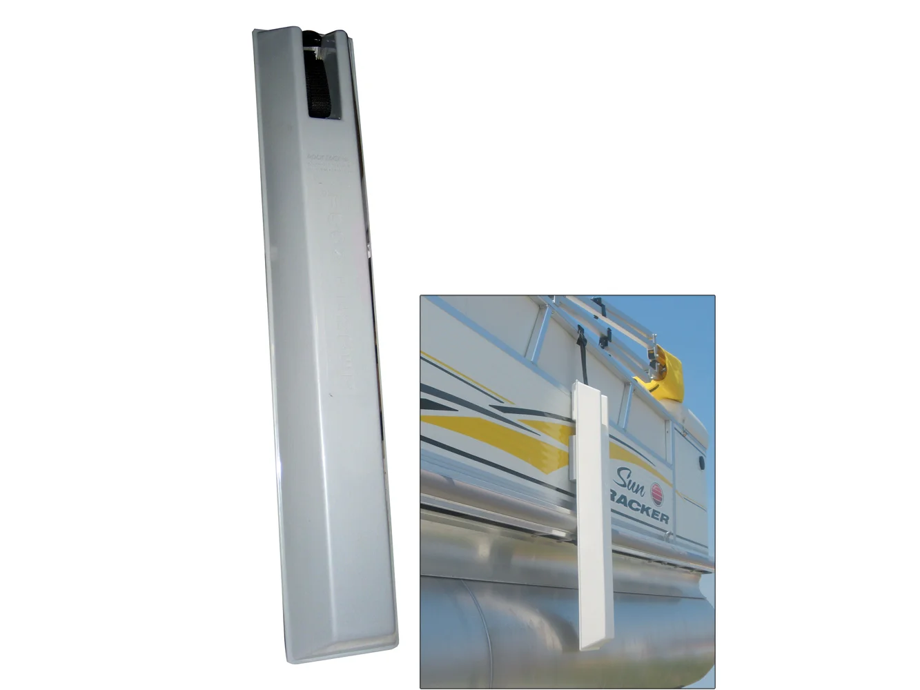 Dock Edge 'TOON Pontoon Boat Fender - 36" - Grey