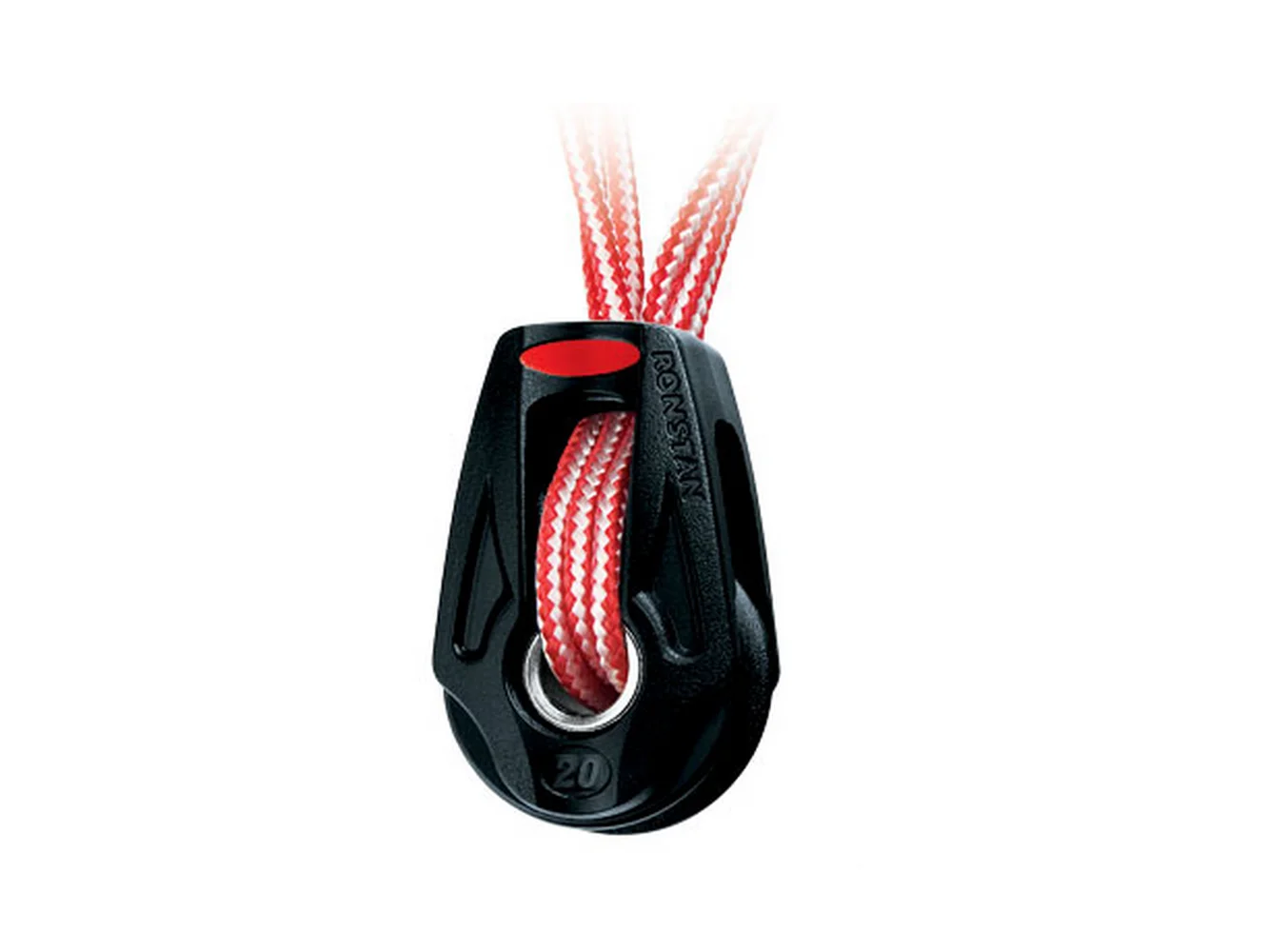 Ronstan Series 20 Ball Bearing Orbit Block - Single - Dyneema Lashing - Becket Option