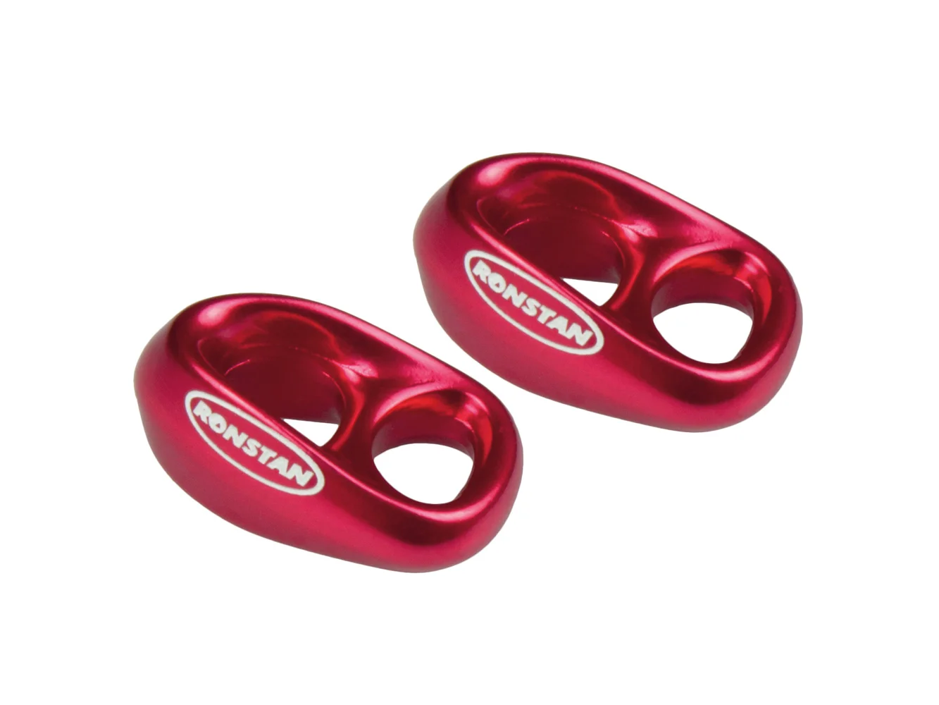 Ronstan Shock - 3/16" Line - 1/4" Webbing - Red - Pair