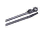 Ancor 6" UV Black Mounting Cable Zip Ties - 100 Pack