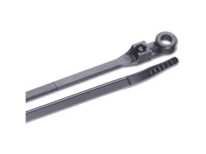 Ancor 14" UV Black Mounting Cable Zip Ties - 25 Pack